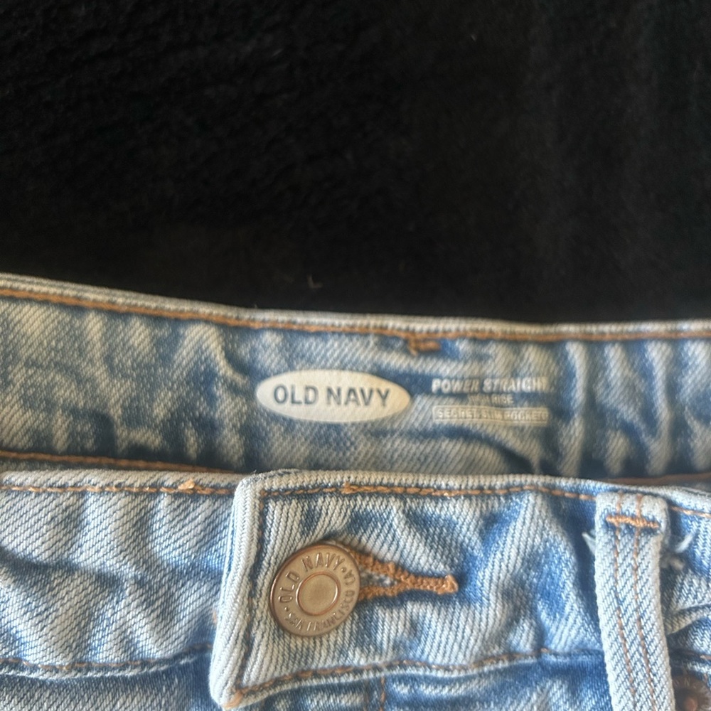 Old navy power straight mom jeans size 10
